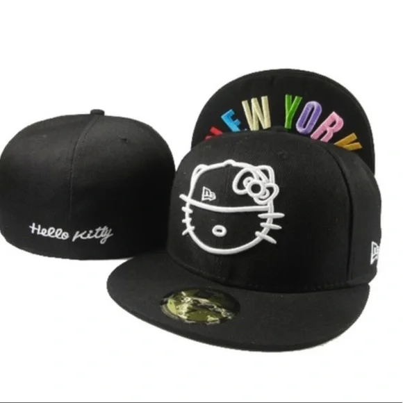 キャップ New Era Kids HELLO KITTY X New Era 5950 Ball Cap Blue New Era | Accessories | New Era Hello Kitty 59fifty Fitted